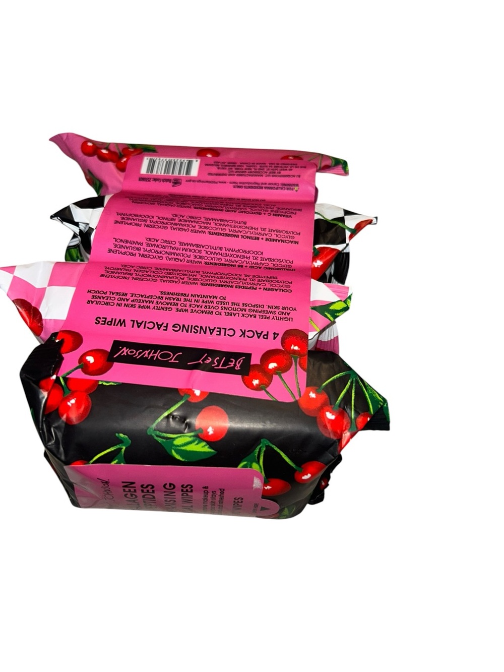 Betsey Johnson 4 pack cleansing wipes - Picture 2 of 2